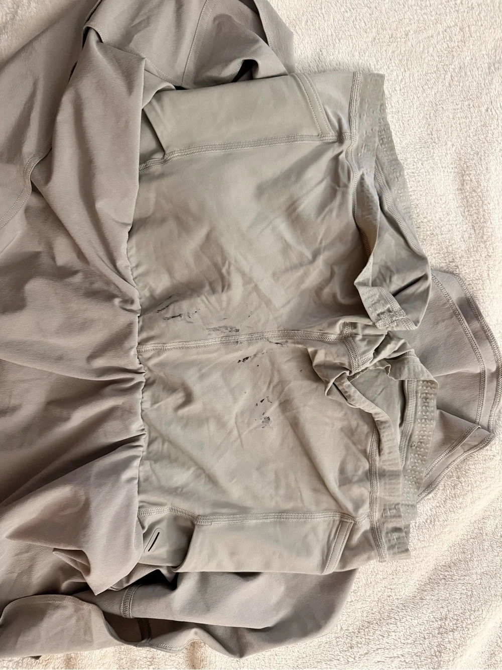 lululemon athletica Gray Athletic Flared Skort